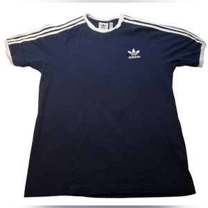 Adidas Men's Dark Blue Short Sleeve Tee EUC